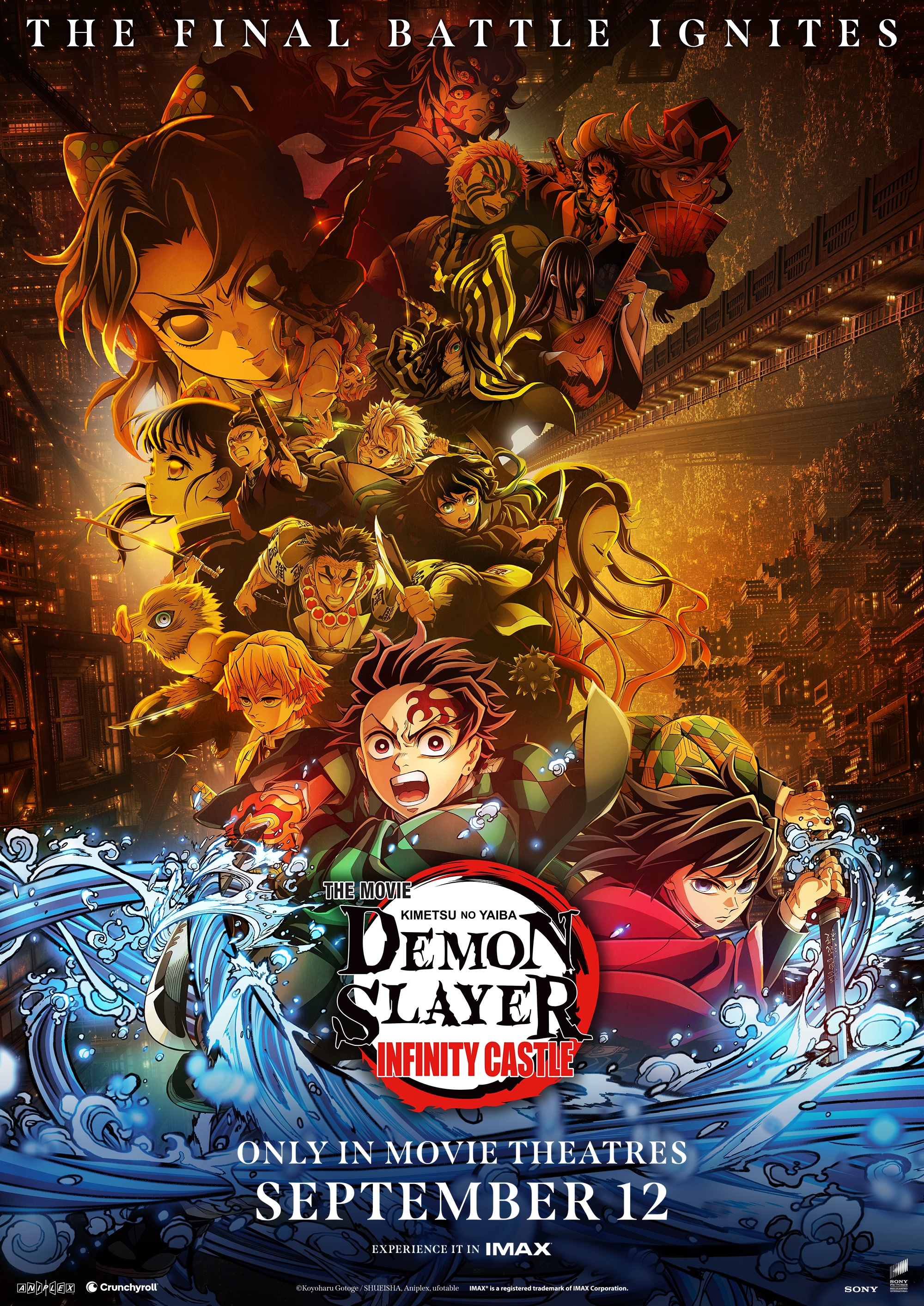Demon Slayer_ Kimetsu no Yaiba Infinity Castle - English Theatrical Dates Poster