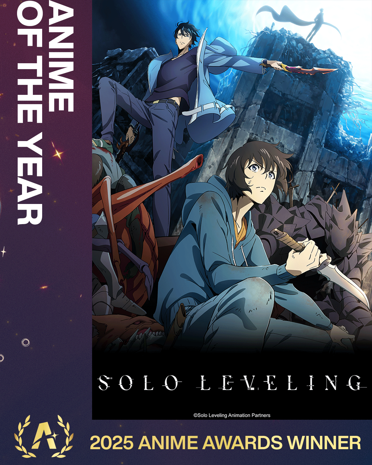 Solo Leveling Wins Anime of the Year at Crunchyroll 2025 Awards