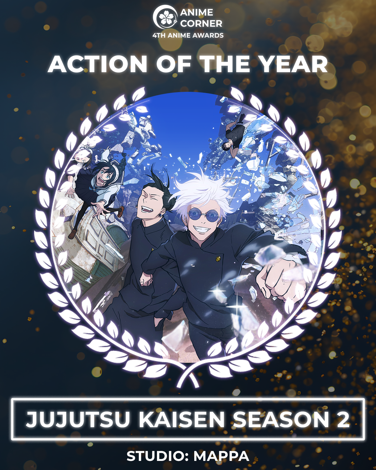 2023 Best Action Anime - Jujutsu Kaisen