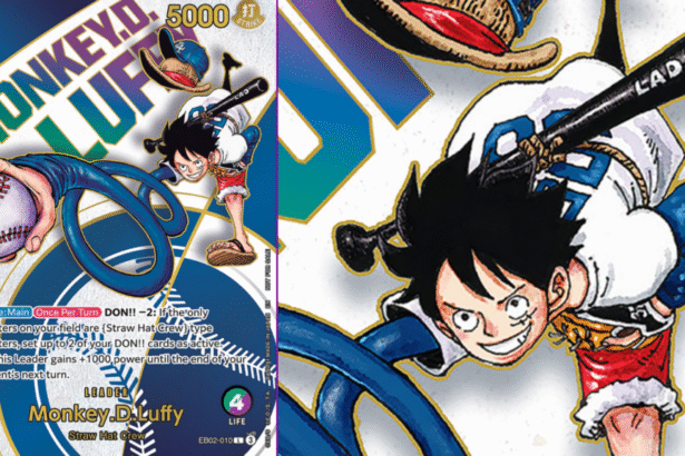 Featured Image: Limited Edition One Piece Card Featuring Luffy in Dodgers Uniform to Be Distributed at Dodger Stadium on July 3