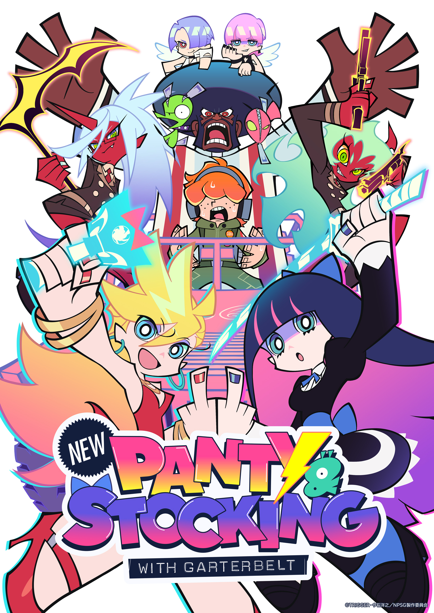 New PANTY & STOCKING with GARTERBELT - New Key Visual | July 9 Premiere