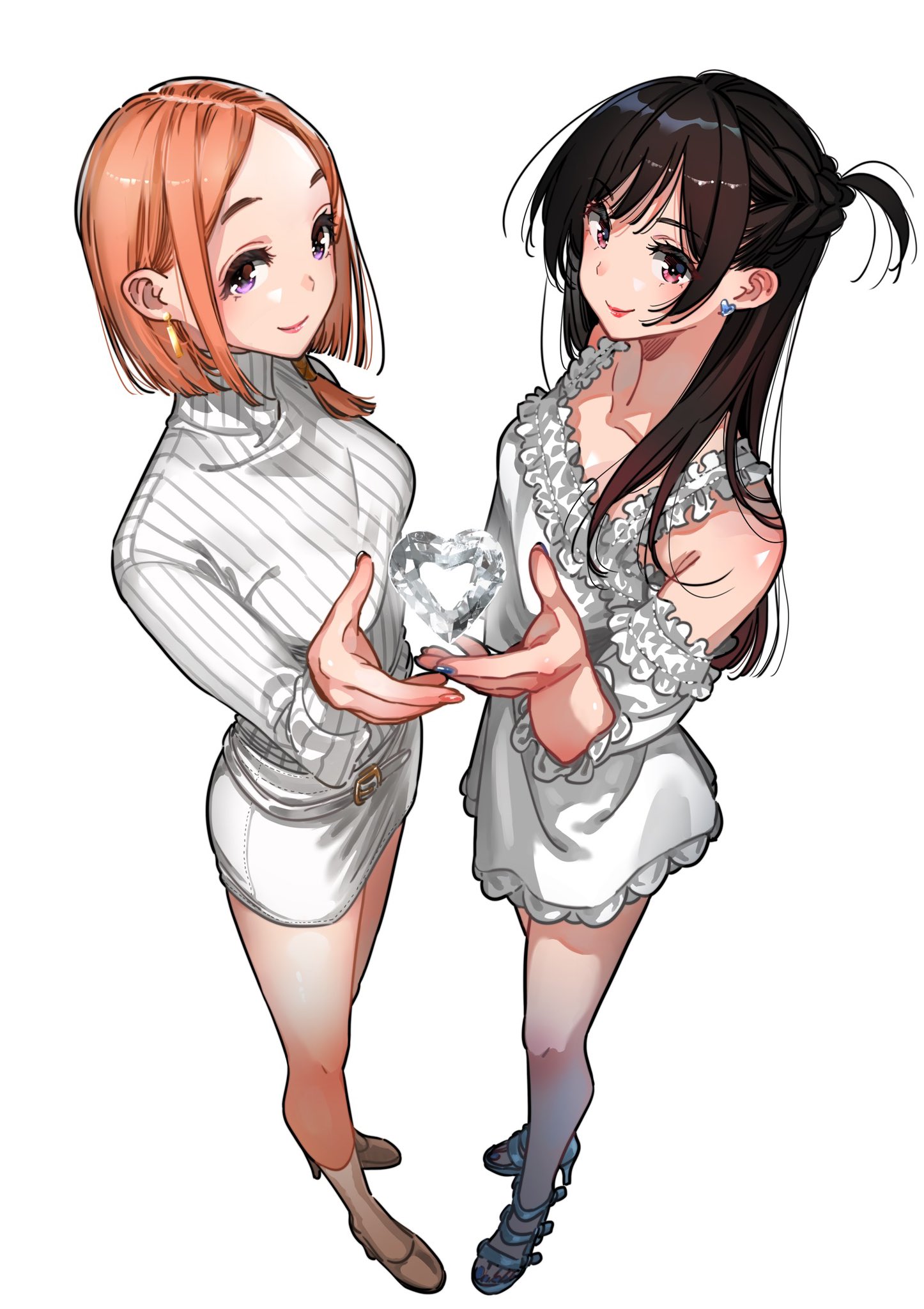 Rent a Girlfriend x The Shiunji Family Children Illustration by Author Reiji Miyajima | Banri x Chizuru