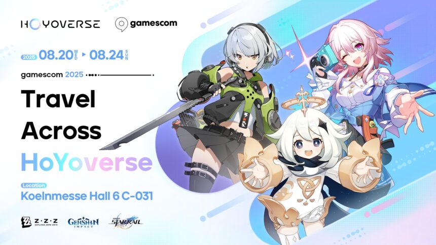 Featured Image: HoYoverse Announces Gamescom 2025 Lineup Featuring Genshin Impact, Honkai: Star Rail, and Zenless Zone Zero
