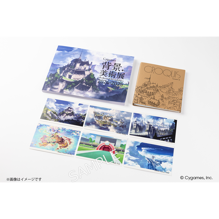 Sketch pad from artbook by cygames
