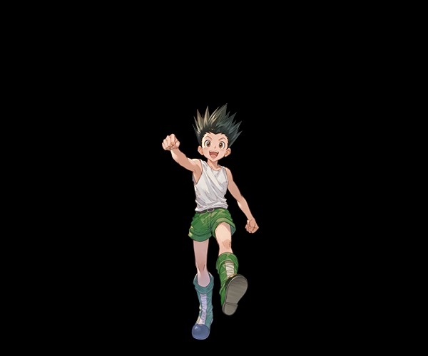 gon from Hunter x Hunter and granblue fantasy collaboration