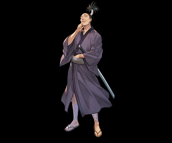 nobunaga from Hunter x Hunter and granblue fantasy collaboration