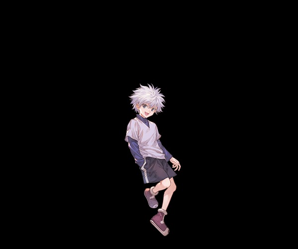 killua from Hunter x Hunter and granblue fantasy collaboration