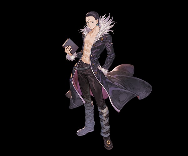 chrollo from Hunter x Hunter and granblue fantasy collaboration