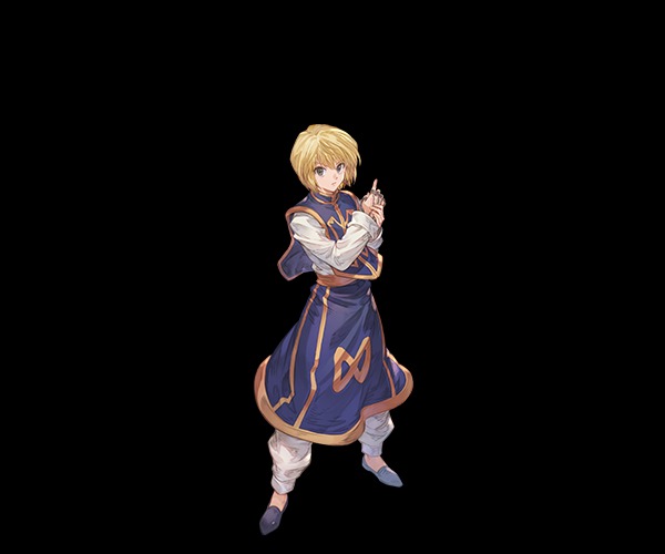 kurapika from Hunter x Hunter and granblue fantasy collaboration