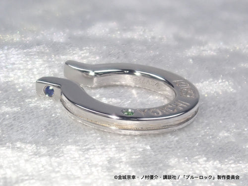 blue lock lock ear cuff