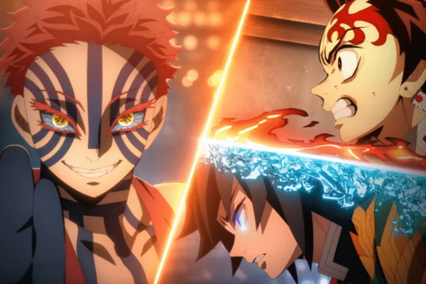 Featured Image: New Footage of Tanjiro & Giyu vs Akaza Revealed in First Demon Slayer: Infinity Castle CM Trailer