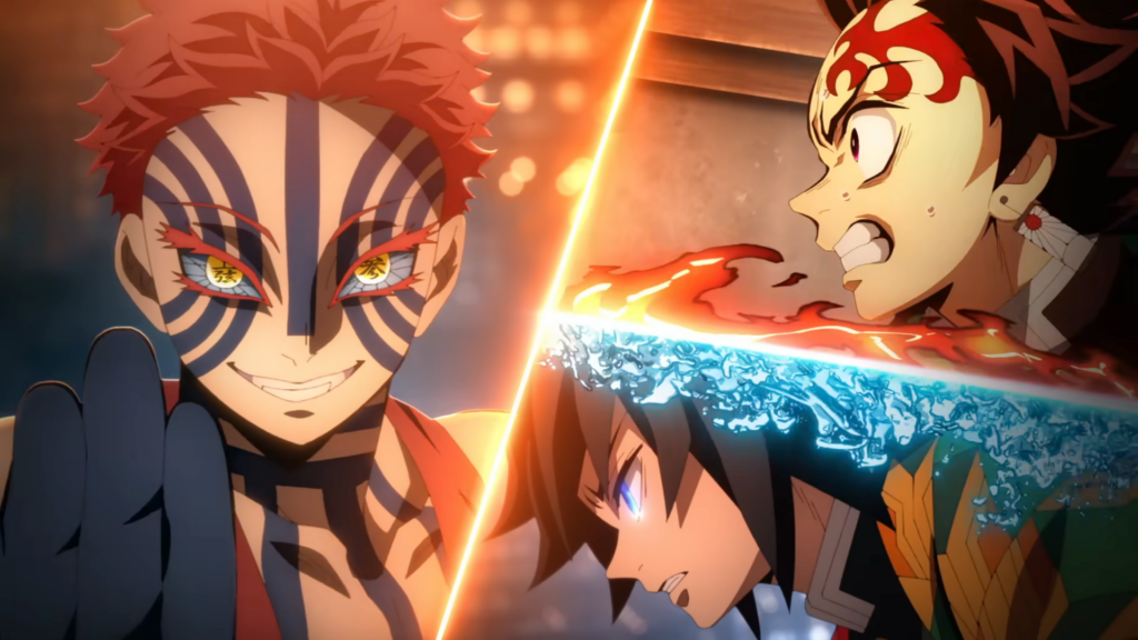 Featured Image: New Footage of Tanjiro & Giyu vs Akaza Revealed in First Demon Slayer: Infinity Castle CM Trailer