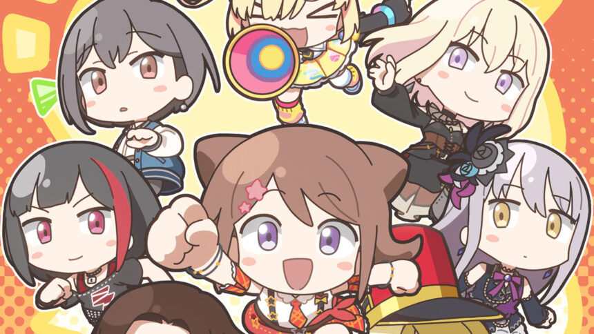 Featured Image: BanG Dream Chan Mini Anime Reveals Key Visual Featuring All Band Vocalists