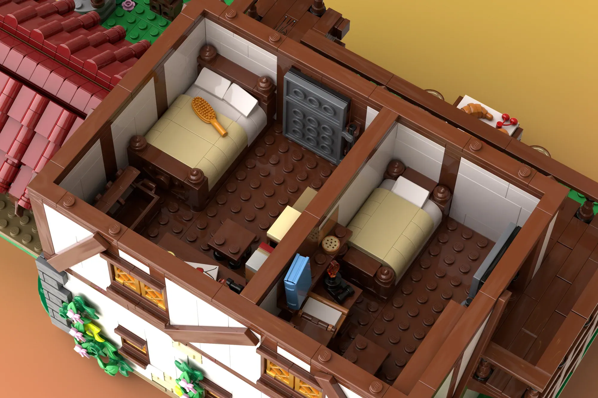 Spice & Wolf LEGO set mockup - inside design