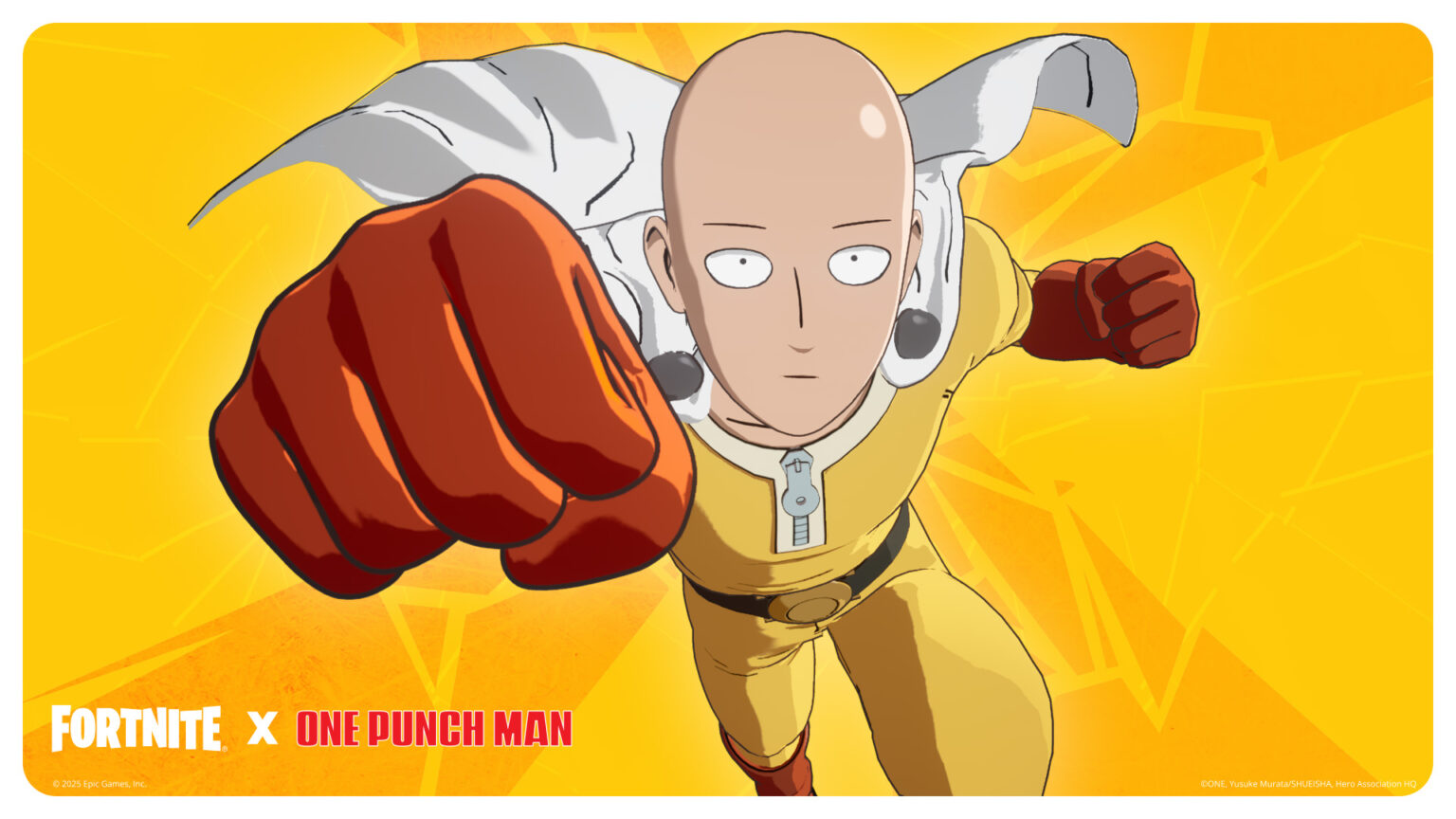 Featured Image: Fortnite x One Punch Man Collaboration Officially Announced for August 27