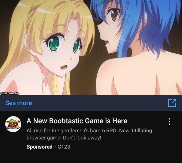 high school dxd advert flagged by uk Advertising Standards Authority 'shoulders' (asia and xenovia)