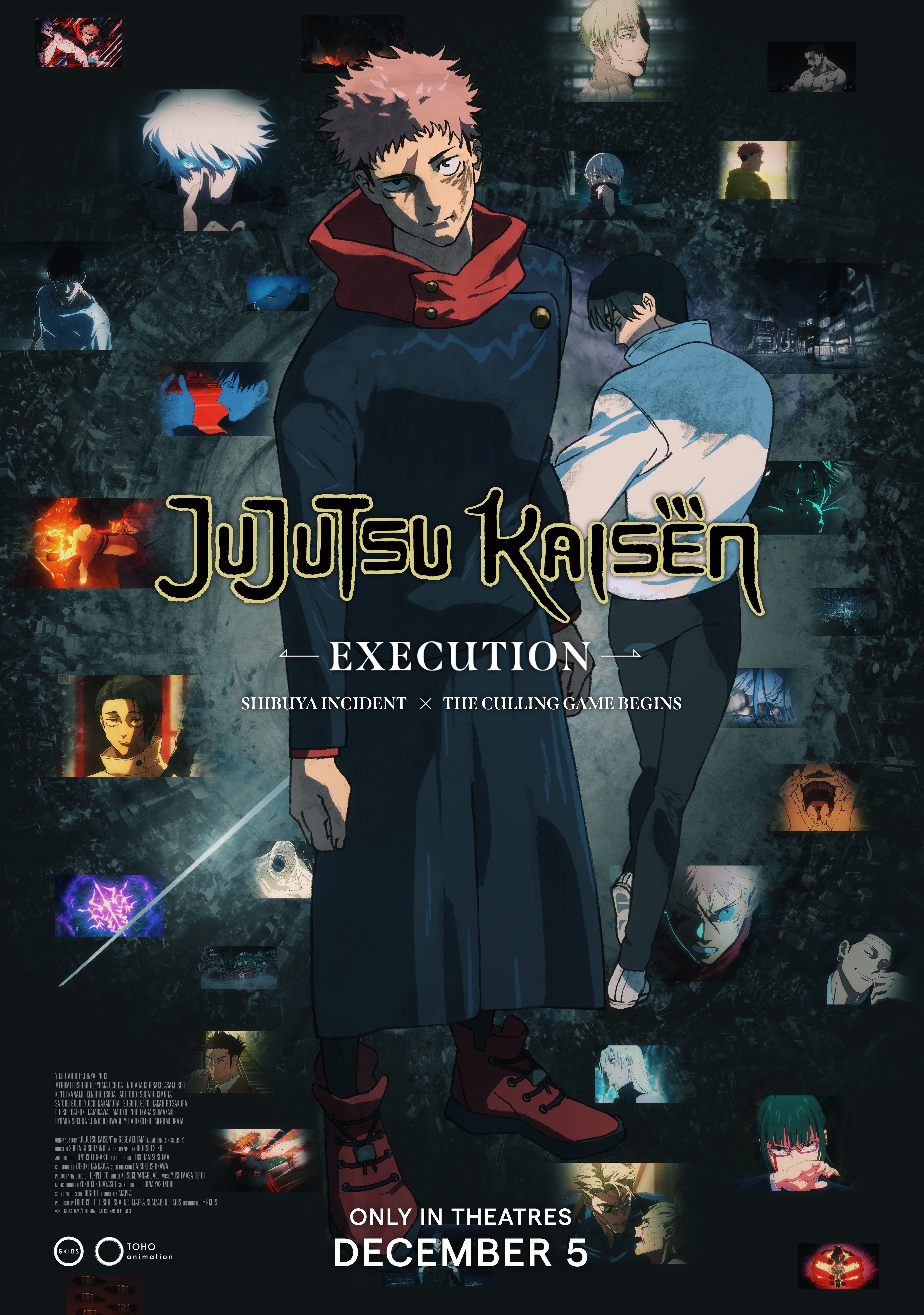 jujutsu kaisen execution - shibuya incident and culling game arc