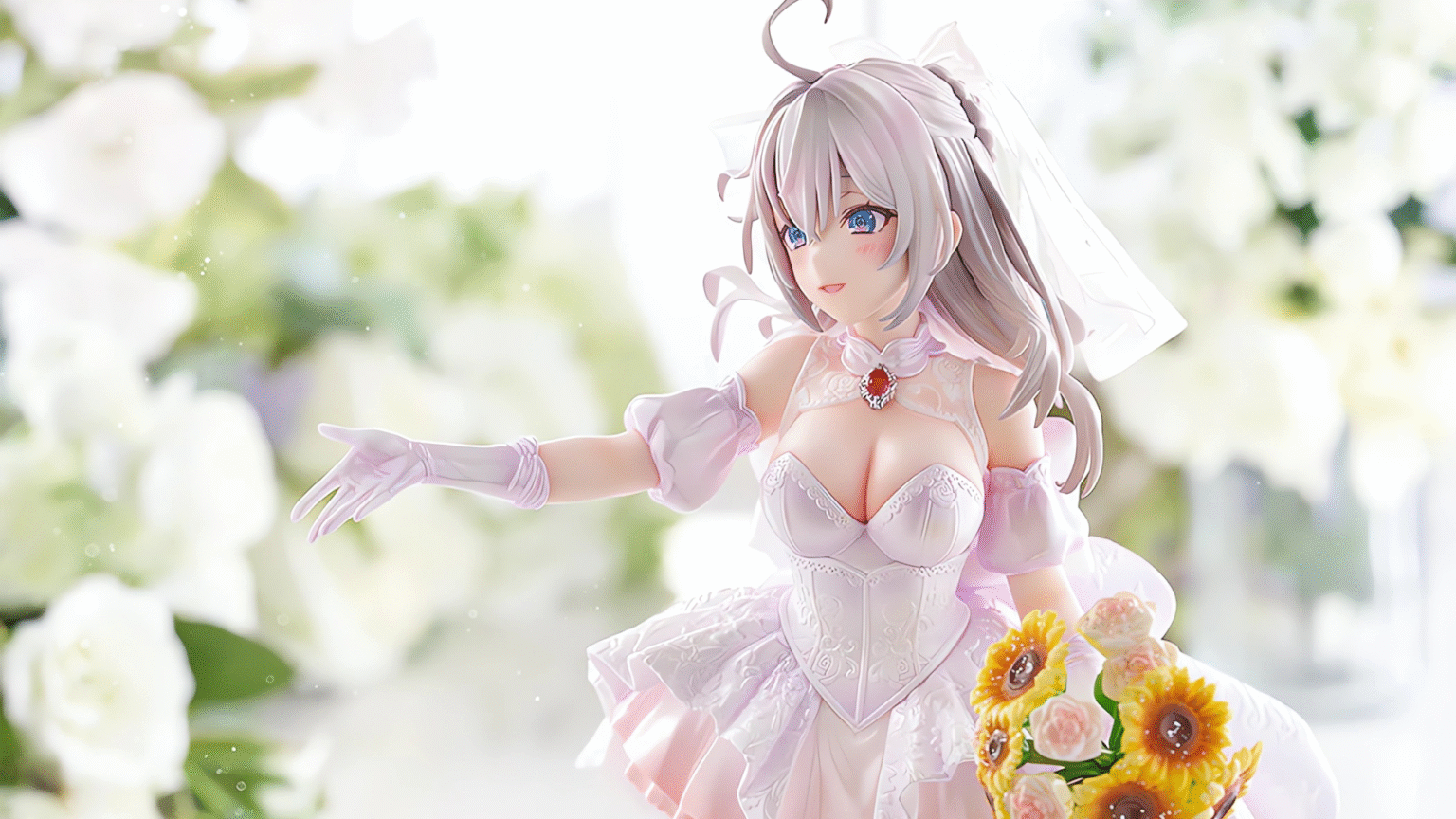 Featured Image: Say ”I Do” to Kadokawa’s Alya Wedding Dress Figure