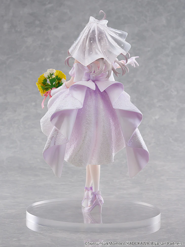 Alya Wedding Dress Figure back view