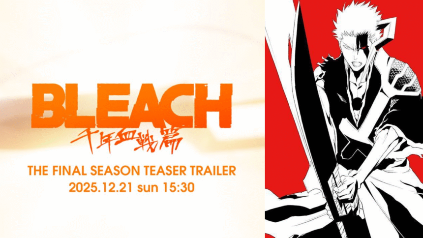 Featured Image: BLEACH: TYBW Part 4 (Final Season) Trailer Scheduled for December 21 at Jump Festa 2026